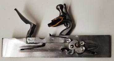 Preview: Chambers Siler Steinschloss links mit Blankoschlossplatte